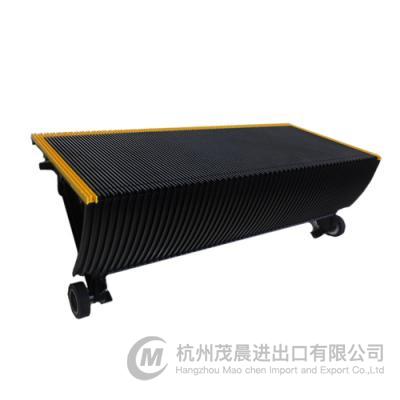 Escalator Parts Aluminum Alloy Black Step 30 Degree Flat Tooth 1000mm